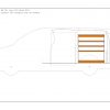 Mercedes Benz Vito L2 - Houten inrichting en betimmering stelling rechts T2