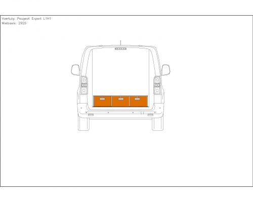 Fiat Scudo L1 - Houten inrichting en betimmering bodemladesysteem - Afbeelding 3