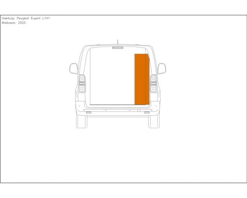Opel Vivaro L1 - Houten inrichting en betimmering stelling rechts T2 - Afbeelding 2