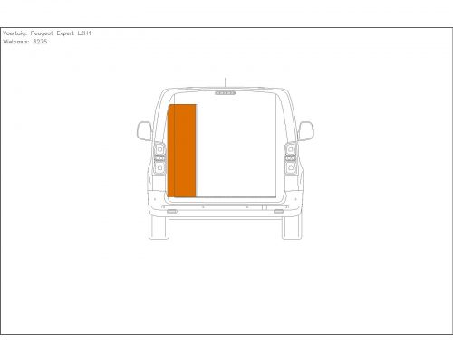Fiat Scudo L2 - Houten inrichting en betimmering stelling links T6 - Afbeelding 2