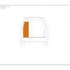 Volkswagen Caddy L1 - Houten inrichting en betimmering stelling links T3 - Afbeelding 2