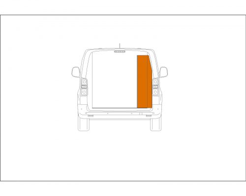 Fiat Scudo L3 - Houten inrichting en betimmering stelling rechts T1 - Afbeelding 2