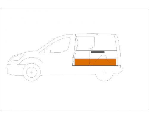 Peugeot Partner L1 - Houten inrichting en betimmering bodemladesysteem - Afbeelding 3