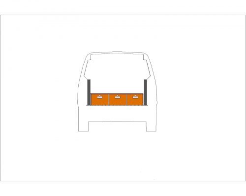 Opel Combo L2 - Houten inrichting en betimmering bodemladesysteem - Afbeelding 2